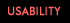 usability